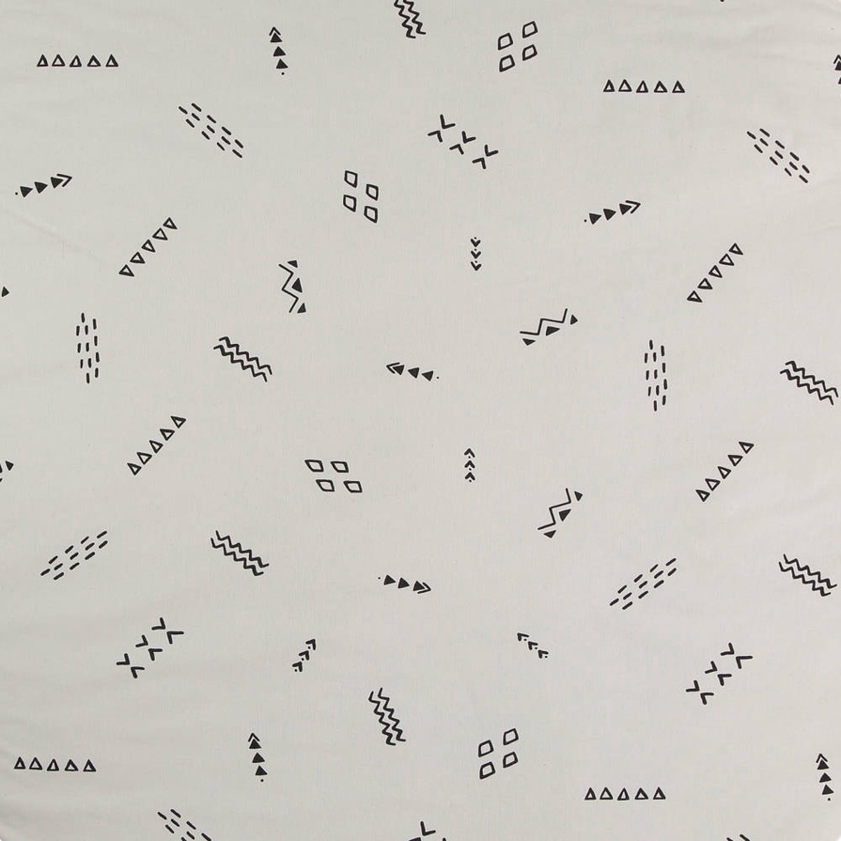 Nobodinoz Speelmatras | St. Barth | Black Secrets Natural | 120 x 60 x 4 cm